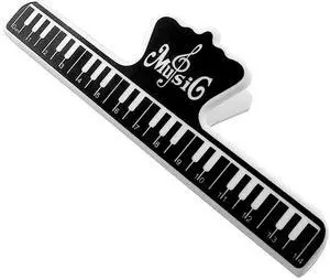 5 Core Music Sheet Page Holder Clip Black Durable Plastic Music Score Fixed Clips - Black 5 Core Music Sheet Page Holder Clip Black Durable Plastic Music Score Fixed Clips - Black