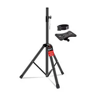 5 Core SS HD 1PK 4FT Speaker Stand Tripod Floor Adjustable Up to 48 Inch DJ Studio Monitor Stands Short Pole Mount - Black 5 Core SS HD 1PK 4FT Speaker Stand Tripod Floor Adjustable Up to 48 Inch DJ Studio Monitor Stands Short Pole Mount - Black