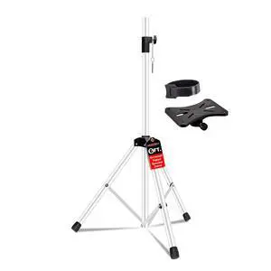 5 Core SS ECO 1PK WH WoB Adjustable Speaker Stand Tripod - Height 40 to 72 Inches, Max Load 100 lbs Heavy Duty Portable PA DJ Studio Monitor Mount with 35mm Compatible Insert for Stage - White 5 Core SS ECO 1PK WH WoB Adjustable Speaker Stand Tripod - Height 40 to 72 Inches, Max Load 100 lbs Heavy Duty Portable PA DJ Studio Monitor Mount with 35mm Compatible Insert for Stage - White