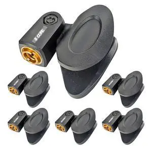 5 Core Microphone Clips for all Handheld Transmitters Universal Adjustable Mic Clips with 5/8" Male to 3/8" Female Screw Adapter Suitable for Handheld Microphones 6-Pack MC 02 6PCS - Black 5 Core Microphone Clips for all Handheld Transmitters Universal Adjustable Mic Clips with 5/8" Male to 3/8" Female Screw Adapter Suitable for Handheld Microphones 6-Pack MC 02 6PCS - Black