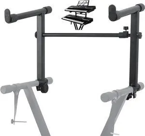 5 Core 88 Key Music Keyboards, Z Style & Double Stand Extender KS 2T 2 tier Keyboard Stand Extension Adapter Adjustable Width 2nd Tier X-Style Piano Stands Attachment for 54 - Black 5 Core 88 Key Music Keyboards, Z Style & Double Stand Extender KS 2T 2 tier Keyboard Stand Extension Adapter Adjustable Width 2nd Tier X-Style Piano Stands Attachment for 54 - Black