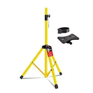 5 Core Speaker Stand Adjustable 31 to 54" PA DJ Tripod Stands Heavy Duty with 35mm Insert 132 Lbs - Yellow 5 Core Speaker Stand Adjustable 31 to 54" PA DJ Tripod Stands Heavy Duty with 35mm Insert 132 Lbs - Yellow