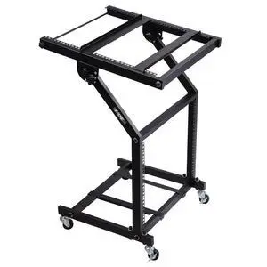 5 Core RACK STAND 9U DJ Mixer Stand 9U Adjustable Rack Mount Rolling Stage Cart Pro Audio Studio Equipment for Homes Offices Stage Music Studios with Wheels - Black 5 Core RACK STAND 9U DJ Mixer Stand 9U Adjustable Rack Mount Rolling Stage Cart Pro Audio Studio Equipment for Homes Offices Stage Music Studios with Wheels - Black