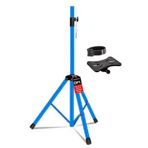 5 Core SS ECO 1PK SKY BLU WoB Adjustable Speaker Stand Tripod - Height 40 to 72 Inches, Max Load 100 lbs Heavy Duty PA DJ Studio Monitor Mount with 35mm Compatible Insert for Stage & Home - Sky Blue 5 Core SS ECO 1PK SKY BLU WoB Adjustable Speaker Stand Tripod - Height 40 to 72 Inches, Max Load 100 lbs Heavy Duty PA DJ Studio Monitor Mount with 35mm Compatible Insert for Stage & Home - Sky Blue