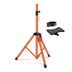 5 Core Speaker Stand Adjustable 31 to 54" PA DJ Tripod Stands Heavy Duty with 35mm Insert 132 Lbs - Orange 5 Core Speaker Stand Adjustable 31 to 54" PA DJ Tripod Stands Heavy Duty with 35mm Insert 132 Lbs - Orange