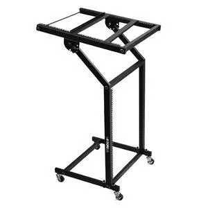 5 Core RACK STAND 12U 12U Professional Audio Rack Mount DJ Mixer Stand Studio Adjustable Table Cart with Wheels Rack - Black 5 Core RACK STAND 12U 12U Professional Audio Rack Mount DJ Mixer Stand Studio Adjustable Table Cart with Wheels Rack - Black