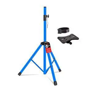 5 Core Speaker Stand Adjustable 31 to 54" PA DJ Tripod Stands Heavy Duty with 35mm Insert 132 Lbs - Sky Blue 5 Core Speaker Stand Adjustable 31 to 54" PA DJ Tripod Stands Heavy Duty with 35mm Insert 132 Lbs - Sky Blue