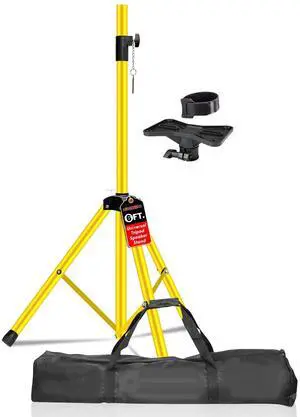 5 Core SS HD YLW BAG Speaker Stand Tripod Floor Heavy Duty Adjustable Up to 72 Inch DJ Studio Monitor Stands Pole Mount - Yellow 5 Core SS HD YLW BAG Speaker Stand Tripod Floor Heavy Duty Adjustable Up to 72 Inch DJ Studio Monitor Stands Pole Mount - Yellow