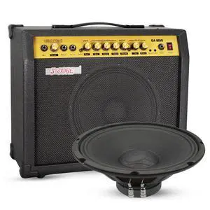 5 Core 12 Inch Guitar Speaker 200W/400 4 Ohm/8 Ohm Amp Cabinet Replacement Amplifier Woofer - Black 5 Core 12 Inch Guitar Speaker 200W/400 4 Ohm/8 Ohm Amp Cabinet Replacement Amplifier Woofer - Black
