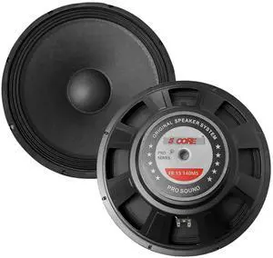 5 Core 15 Inch Guitar Speaker Replacement 2000W 8 Ohm Low Distortion for Electric Guitar Amp Cabinet - Black 5 Core 15 Inch Guitar Speaker Replacement 2000W 8 Ohm Low Distortion for Electric Guitar Amp Cabinet - Black