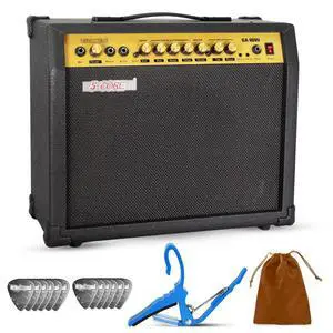 5 Core Guitar Amp 80W Electric Amplifier with Built in 10" Speaker Portable Mini Practice Amps - Black 5 Core Guitar Amp 80W Electric Amplifier with Built in 10" Speaker Portable Mini Practice Amps - Black