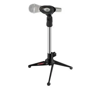 5 Core Desktop Mic Stand Tripod Universal Desk Microphone Holder Table Top Stands - Black 5 Core Desktop Mic Stand Tripod Universal Desk Microphone Holder Table Top Stands - Black