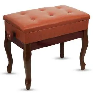 5 Core PNB WD HD CML BR Piano Bench 3" Padded Cushioned Stool Wooden Heavy Duty Adjustable Musician Chair with Storage - Brown 5 Core PNB WD HD CML BR Piano Bench 3" Padded Cushioned Stool Wooden Heavy Duty Adjustable Musician Chair with Storage - Brown