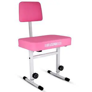 5 Core PNB B-REST PNK Piano Bench 3" Padded Cushioned Stool with Backrest Heavy Duty Musician Chair Height Adjustable - Pink 5 Core PNB B-REST PNK Piano Bench 3" Padded Cushioned Stool with Backrest Heavy Duty Musician Chair Height Adjustable - Pink