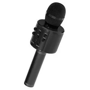 5 Core Microphone Wireless Karaoke Mic With Speaker 3 in 1 Portable Bluetooth Inalambrico - Black 5 Core Microphone Wireless Karaoke Mic With Speaker 3 in 1 Portable Bluetooth Inalambrico - Black