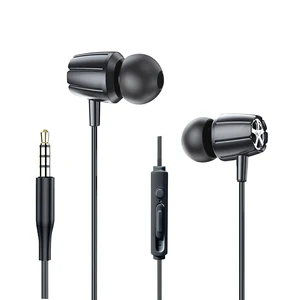 Xyst 3.5mm Stereo In-Ear Earbuds with Microphone Black - Black Xyst 3.5mm Stereo In-Ear Earbuds with Microphone Black - Black