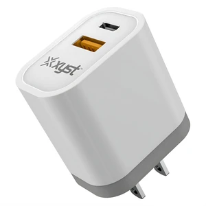 Xyst 3.4-Amp Dual USB Wall Charger with USB Port and USB Type-C Port - White Xyst 3.4-Amp Dual USB Wall Charger with USB Port and USB Type-C Port - White
