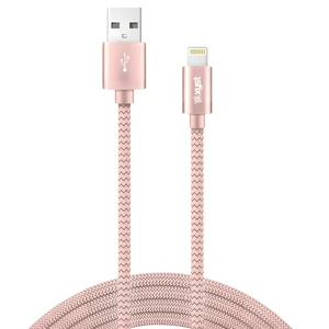Xyst Charge and Sync USB to Lightning Braided Cable 10Ft Rose Gold - Rose Gold Xyst Charge and Sync USB to Lightning Braided Cable 10Ft Rose Gold - Rose Gold