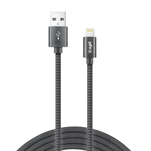 Xyst Charge and Sync USB to Lightning Braided Cable 10Ft Black - Black Xyst Charge and Sync USB to Lightning Braided Cable 10Ft Black - Black
