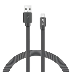 Xyst Charge and Sync USB to Micro USB Flat Cable 4Ft Black - Black Xyst Charge and Sync USB to Micro USB Flat Cable 4Ft Black - Black