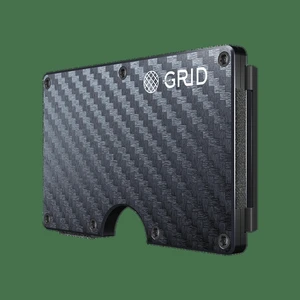 GRID Wallet Carbon Fiber Money Clip Wallet, Slim RFID Card Holder, Lightweight Minimalist Front Pocket Wallet - Carbon Fiber GRID Wallet Carbon Fiber Money Clip Wallet, Slim RFID Card Holder, Lightweight Minimalist Front Pocket Wallet - Carbon Fiber