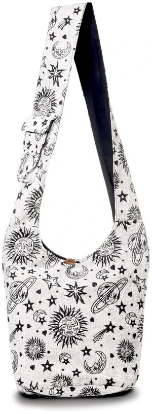 Kathmandu Collection Celestial Print Hobo Bag - Multi Kathmandu Collection Celestial Print Hobo Bag - Multi