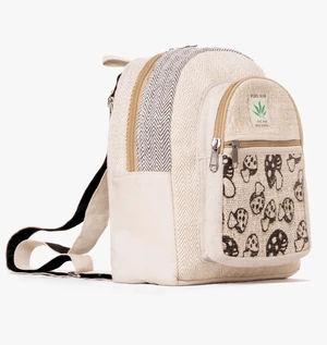 Kathmandu Collection Mini Hemp Mushroom Backpack - Multi Kathmandu Collection Mini Hemp Mushroom Backpack - Multi