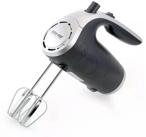 Better Chef 5-Speed 150-Watt Hand Mixer W/Silver Accents And Storage Clip - Black Better Chef 5-Speed 150-Watt Hand Mixer W/Silver Accents And Storage Clip - Black