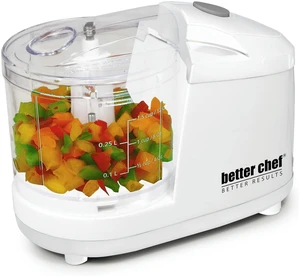 Better Chef 1.5-Cup Mini-Chopper - White Better Chef 1.5-Cup Mini-Chopper - White