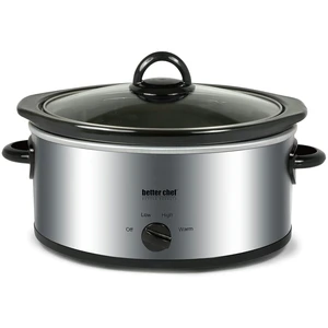 Better Chef 3-Quart Oval Slow Cooker - Black Better Chef 3-Quart Oval Slow Cooker - Black