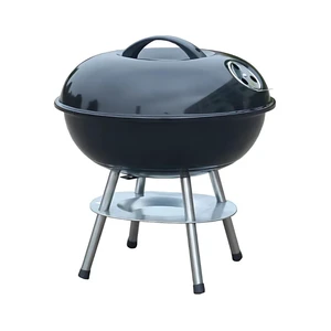 Better Chef Portable 14 In. Charcoal Barbecue Grill - Black Better Chef Portable 14 In. Charcoal Barbecue Grill - Black