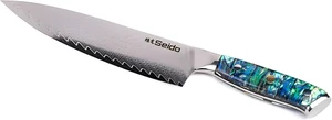 Seido Knives Awabi Gyuto Chef Knife - Resin Blue Seido Knives Awabi Gyuto Chef Knife - Resin Blue