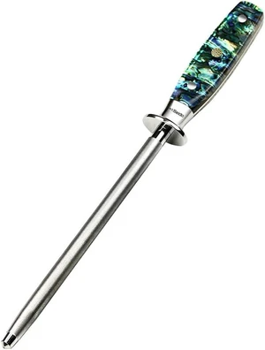 Seido Knives Awabi 8" Honing Steel - Resin Blue Seido Knives Awabi 8" Honing Steel - Resin Blue