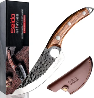 Seido Knives Kyodai Utility Kitchen Knife - Brown Seido Knives Kyodai Utility Kitchen Knife - Brown