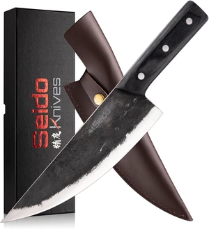 Seido Knives Gyakusatsu Chef's Butcher Knife - Black Seido Knives Gyakusatsu Chef's Butcher Knife - Black