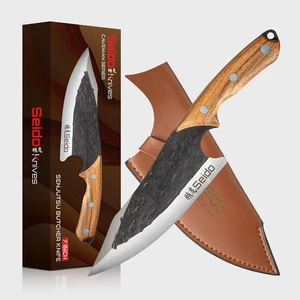 Seido Knives Senjutsu Butcher Knife - Brown Seido Knives Senjutsu Butcher Knife - Brown