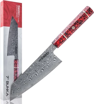 Seido Knives Epokishi AUS-10 Bunka - Black/Red Seido Knives Epokishi AUS-10 Bunka - Black/Red