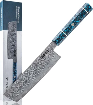 Seido Knives Epokishi AUS-10 Nakiri - Black & Zinc Seido Knives Epokishi AUS-10 Nakiri - Black & Zinc
