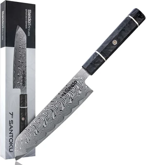 Seido Knives Epokishi AUS-10 Santoku - Black Seido Knives Epokishi AUS-10 Santoku - Black