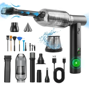 Fresh Fab Find Compressed Air Duster Brushless Motor 130000RPM Stepless Variable Speed 1WmAh Battery Cordless Dust Blower Vacuum Cleaner Portable Jet Dry Blower for - Gray Fresh Fab Find Compressed Air Duster Brushless Motor 130000RPM Stepless Variable Speed 1WmAh Battery Cordless Dust Blower Vacuum Cleaner Portable Jet Dry Blower for - Gray