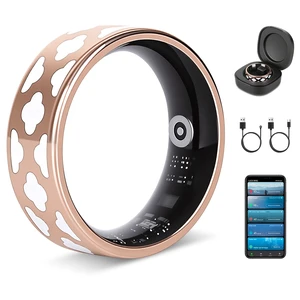 Fresh Fab Find Smart Ring Health Tracker Fitness/Sleep/Stress/HRV Tracker with Charging Case Magnetic Charging Cable for Women & Men Compatible with iOS & Android 7- - Pink Fresh Fab Find Smart Ring Health Tracker Fitness/Sleep/Stress/HRV Tracker with Charging Case Magnetic Charging Cable for Women & Men Compatible with iOS & Android 7- - Pink