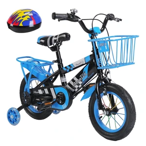 Fresh Fab Find 12In Kids\' Bike with Training Wheels Children Bicycle with Helmet Basket Rear Seat Chain Guard for Boys Aged 2-4 - Blue Fresh Fab Find 12In Kids\' Bike with Training Wheels Children Bicycle with Helmet Basket Rear Seat Chain Guard for Boys Aged 2-4 - Blue