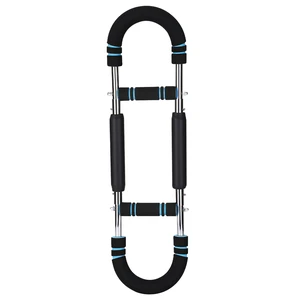 Fresh Fab Find Adjustable Twister Arm Exerciser Spring Workout Bar Strength Enhancer for Men with 3 Resistance Levels 66-110LBS Chest Biceps Triceps Thighs Back Work - Black Fresh Fab Find Adjustable Twister Arm Exerciser Spring Workout Bar Strength Enhancer for Men with 3 Resistance Levels 66-110LBS Chest Biceps Triceps Thighs Back Work - Black