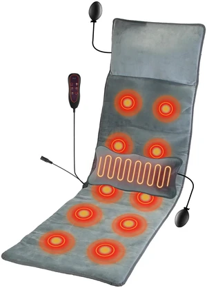 Fresh Fab Find Full Body Massage Mat Heated Vibrating Pad with Head & Lumbar Pillow - Gray Fresh Fab Find Full Body Massage Mat Heated Vibrating Pad with Head & Lumbar Pillow - Gray