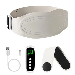 Fresh Fab Find EMS Lower Back Massager Heating Pad Cordless Heating Pad for Back Belly Waist with Remote Magnetic Host 8 Modes 19 Intensity Levels 3 Heating Levels - Gray Fresh Fab Find EMS Lower Back Massager Heating Pad Cordless Heating Pad for Back Belly Waist with Remote Magnetic Host 8 Modes 19 Intensity Levels 3 Heating Levels - Gray