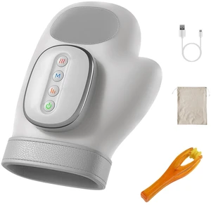Fresh Fab Find Hand Massager With Heat Compression Cordless Hand Massager for Arthritis Carpal Tunnel with 3 Modes 3 Heat Levels 5 Intensity Levels Disposable Gloves - Gray Fresh Fab Find Hand Massager With Heat Compression Cordless Hand Massager for Arthritis Carpal Tunnel with 3 Modes 3 Heat Levels 5 Intensity Levels Disposable Gloves - Gray