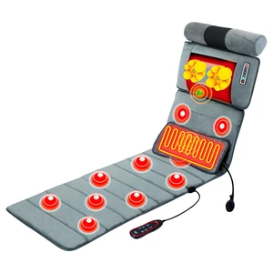 Fresh Fab Find Full Body Massage Mat Heated Vibrating Pad w/ Neck Massager & Lumbar Pillow - Gray Fresh Fab Find Full Body Massage Mat Heated Vibrating Pad w/ Neck Massager & Lumbar Pillow - Gray