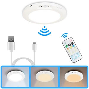 Fresh Fab Find Magnetic Flush Ceiling Light Rechargeable Motion Sensor Ceiling Light Wireless Ceiling Light with Timer Remote Stepless Dimmable for Closet Stairs Gar - White Fresh Fab Find Magnetic Flush Ceiling Light Rechargeable Motion Sensor Ceiling Light Wireless Ceiling Light with Timer Remote Stepless Dimmable for Closet Stairs Gar - White