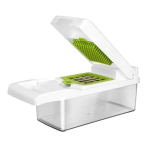 Fresh Fab Find 12 In 1 Vegetable Chopper with Container Kitchen Food Slicer Dicer Grater Peeler Egg Separator Hand Protector for Onion Salad Potato - White Fresh Fab Find 12 In 1 Vegetable Chopper with Container Kitchen Food Slicer Dicer Grater Peeler Egg Separator Hand Protector for Onion Salad Potato - White