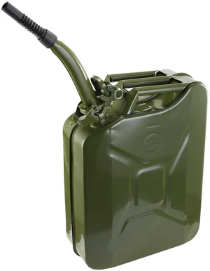 Fresh Fab Find 5 Gallon Gas Can 20L Spill Proof Steel Jerry Fuel Container - Green Fresh Fab Find 5 Gallon Gas Can 20L Spill Proof Steel Jerry Fuel Container - Green